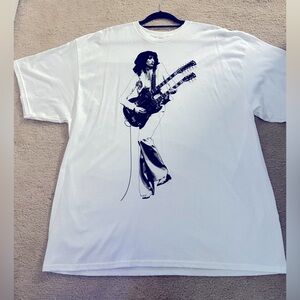 BRAND NEW JIMMY PAGE LED ZEPPELIN GUITAR MEBS T SHIRT 2XL